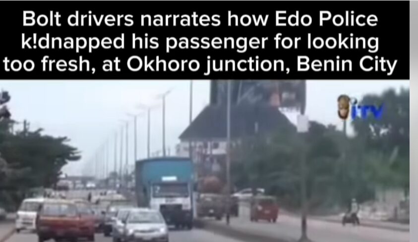 Bolt Driver Alleges Edo Police Kidnapped Passenger at Okhoro Junction, Benin City