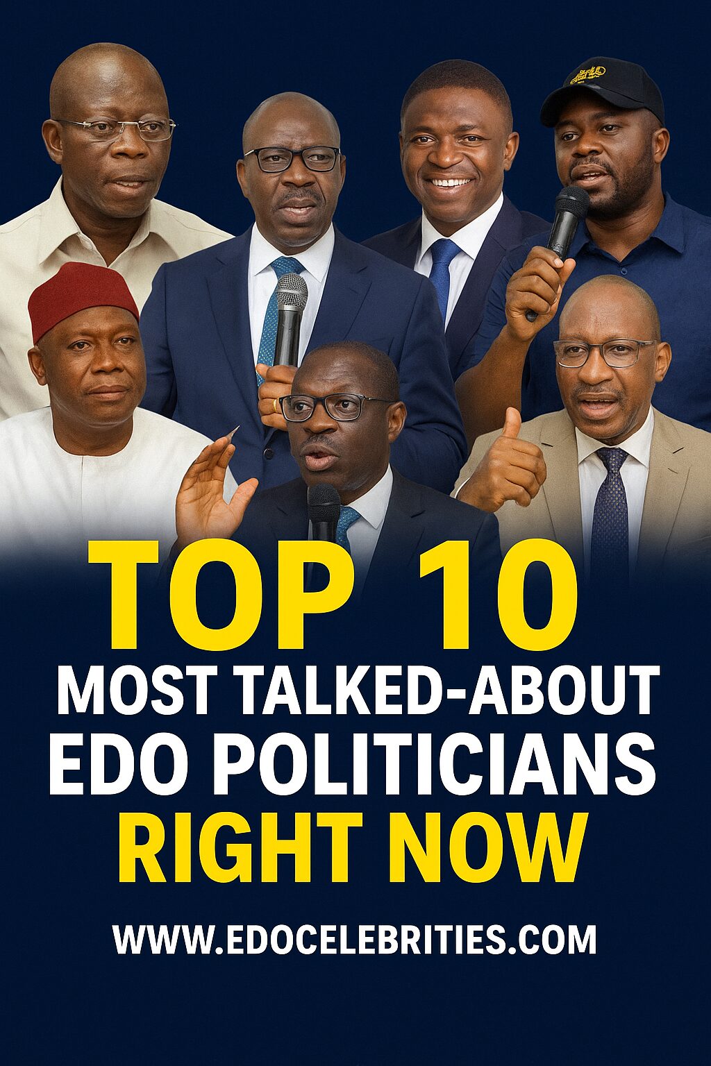 Top 10 Most Talked-About Edo Politicians Right Now