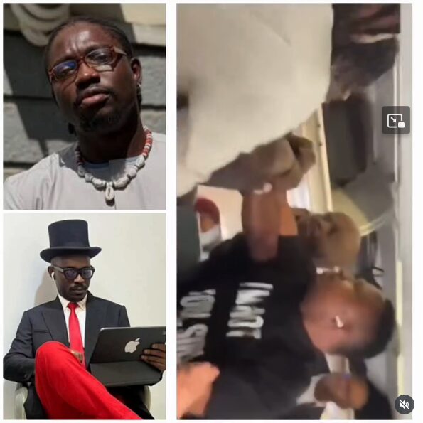 VDM And Mr jollof Engaged In Physical Altercation On United Nigeria Flight