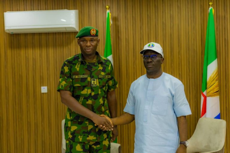 Okpebholo Declares Total War On Insecurity, As New Army Commander Assumes Duty In Edo