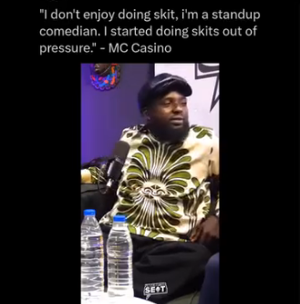 “I Don’t Enjoy Doing Skits — I’m a Stand-Up Comedian. I Started Doing Skits Out of Pressure”: MC Casino Opens Up
