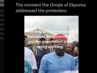 Tension in Ekpoma as Onojie Addresses Protesters: “They’re Not Doing Anything,” Says Traditional Ruler