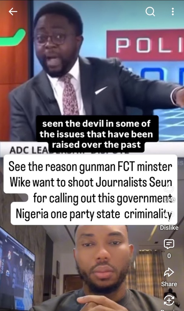 Wike’s Threat To Shoot Seun Okinbaloye On Live TV Sparks Outrage