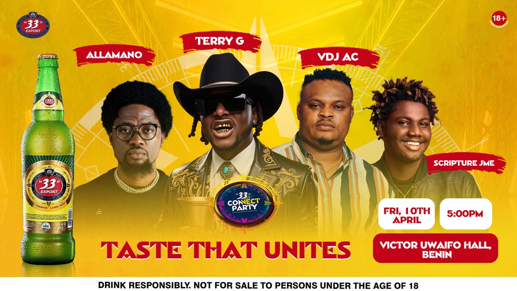 33 Export Lager Beer Relaunch With Benin City 33 Connect Party