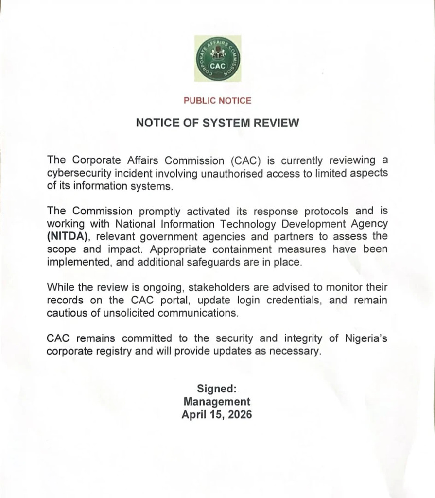 CAC Suffers Data Breach, Asks Users To Update Login Credentials