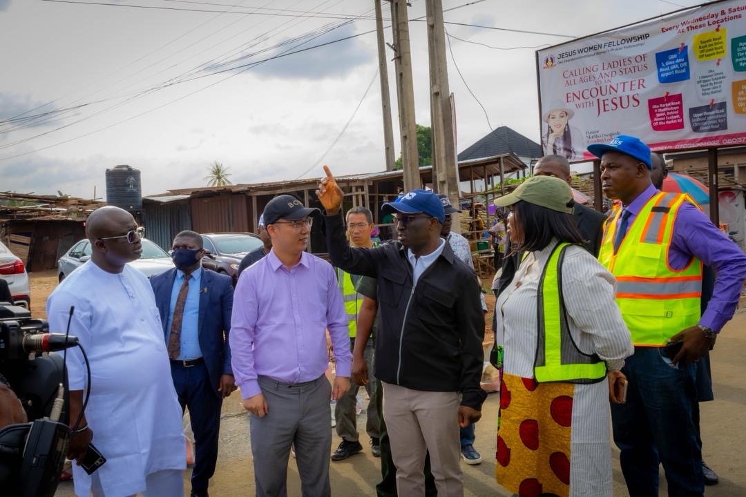 Gov Okpebholo Inspects Sapele Road Phase II, Assures Relief for Motorists Ahead of Rains