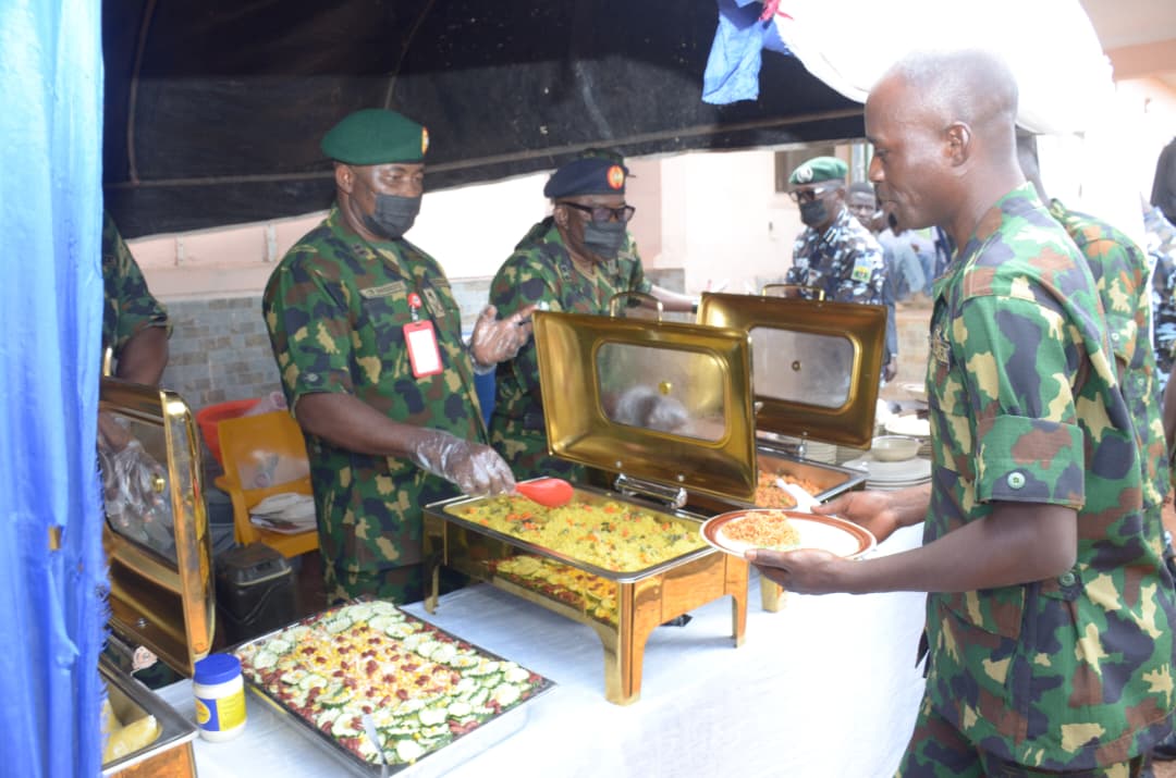 COAS boosts troop morale with easter luncheon in Edo