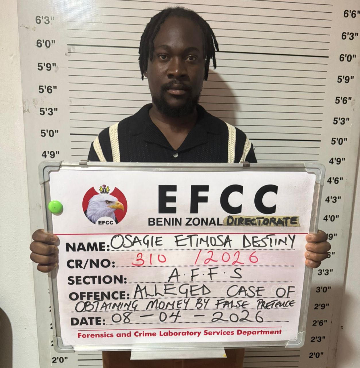 EFCC Arrests Fake Instagram Football Agent Over Alleged ₦11 Million Scam