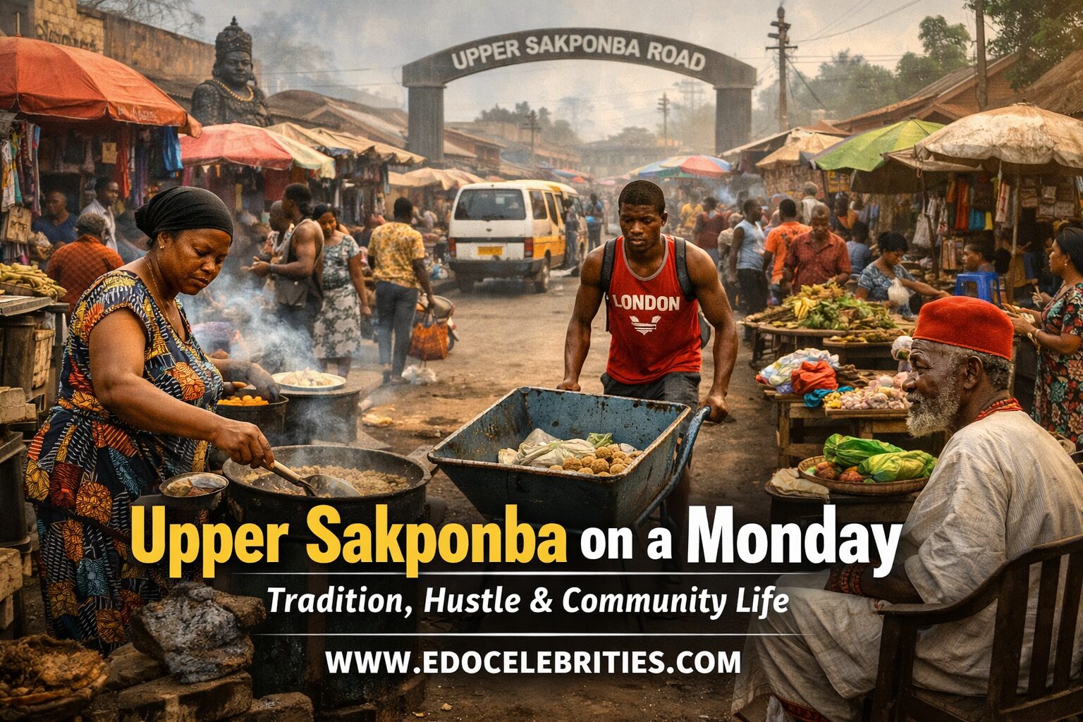 Upper Sakponba on a Monday: Tradition, Hustle, and the Pulse of Community