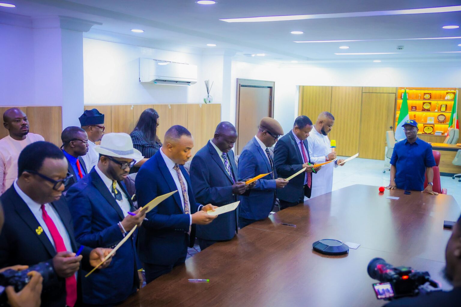 Okpebholo Charges New Commission Chairmen To Work For The People